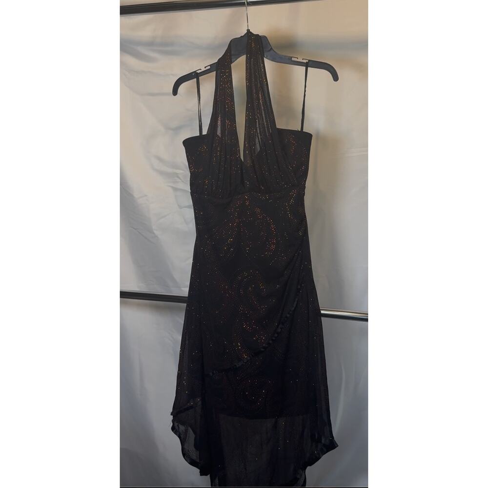 Taboo Red and Black Halter Dress Size 2X
